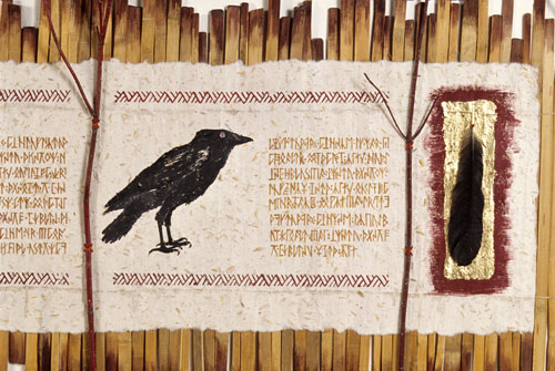 Crow Scroll detail