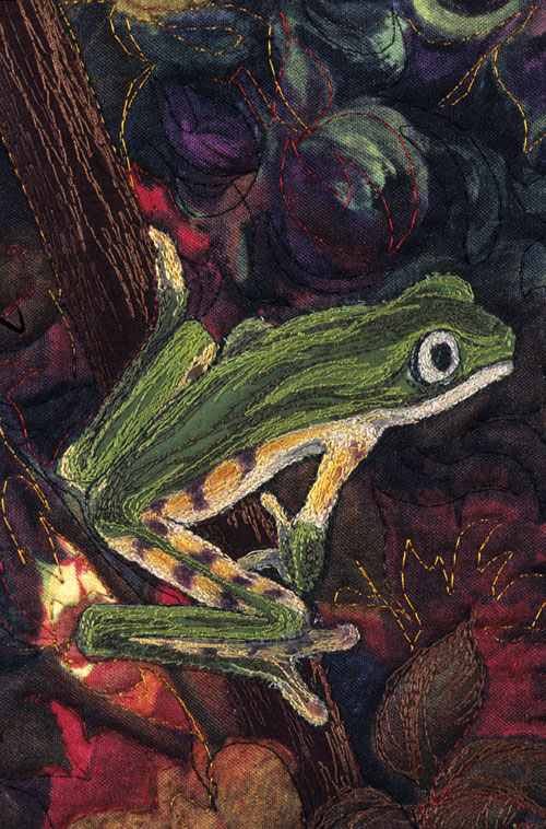 Frogs Leaf Folding Tree  detail